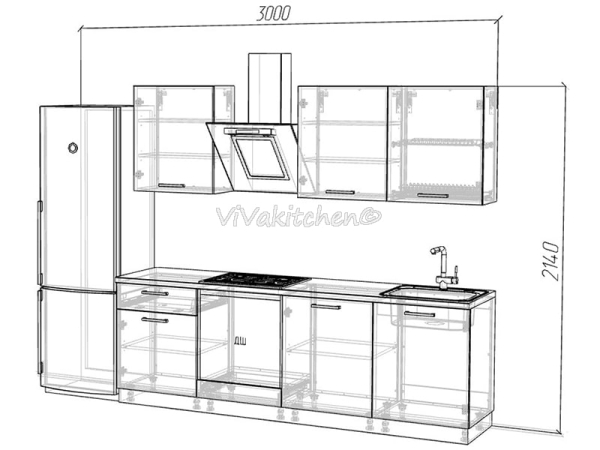 Кухня LINEA PERFETTA LUX